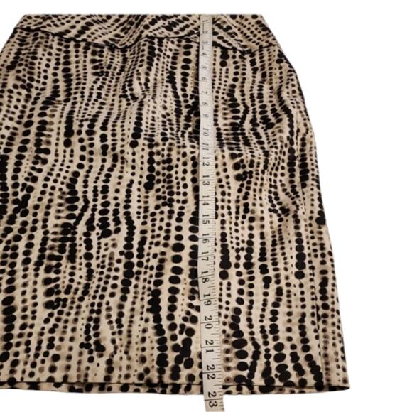 CLASSIQUES Entier silk blend polka dot‎ print pencil skirt size 2 new!!! - Picture 3 of 10